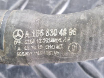 11-19 MERCEDES BENZ ML W166 OEM ENGINE COOLANT WATER HOSE PIPE A1668304896