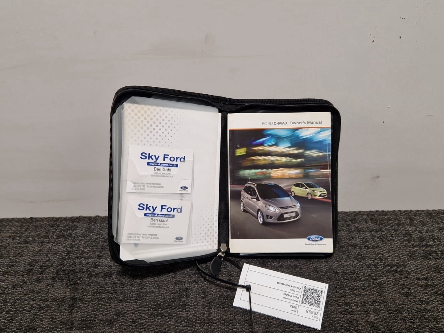 Ford C-Max MK2 (C344) MPV Genuine Owners Manual Handbook Wallet