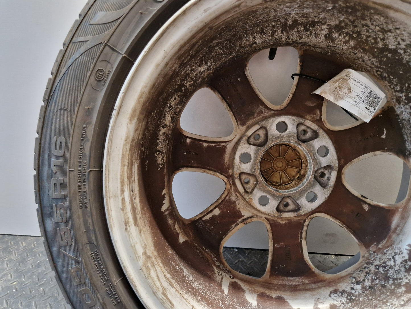 BMW 120i E87 16" Alloy Wheel with Tyre 205/55/16 ~3mm