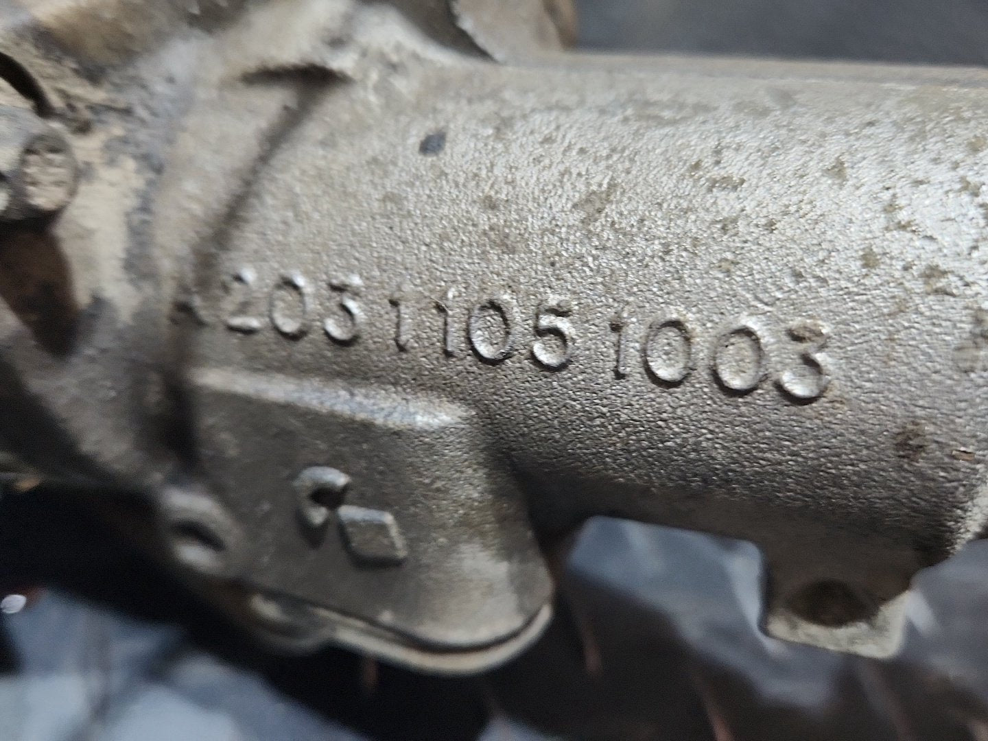 Mercedes-Benz CLK200 CLK-Class C209 Convertible Power Steering Rack A20311011003