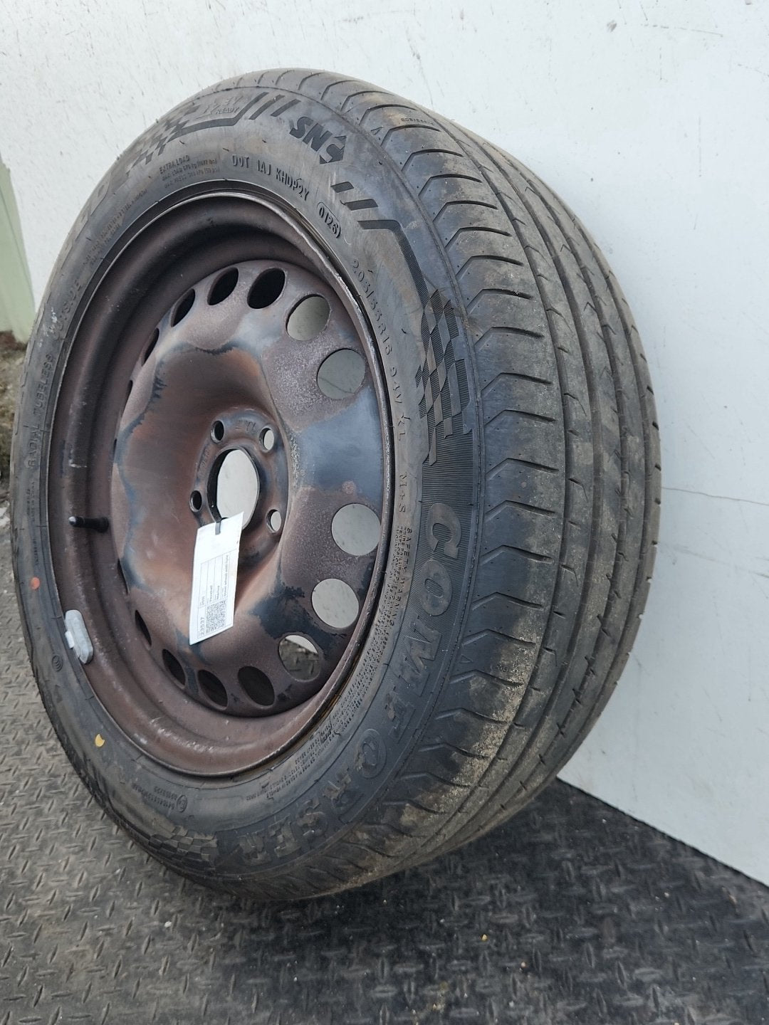 2011 Vauxhall Meriva MK2 (B) (4470) 16" Steel Wheel with Tyre 205/55/16 ~6mm