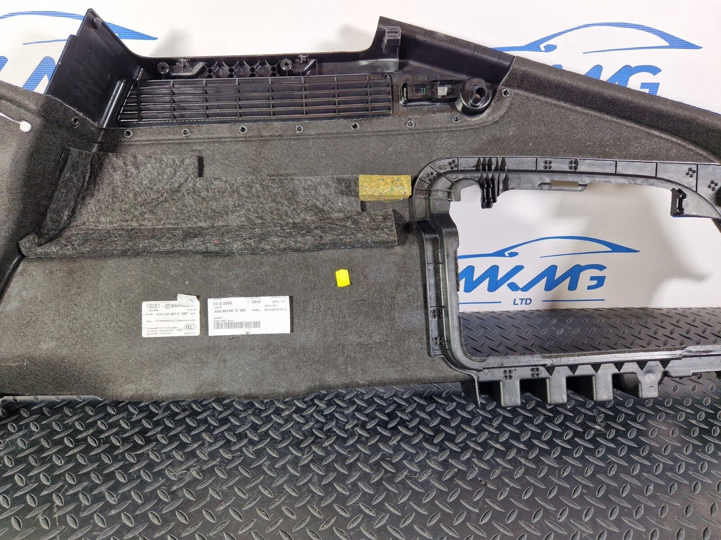 15-18 AUDI A7 4G OEM LEFT SIDE TRUNK TRIM 4G8863887C