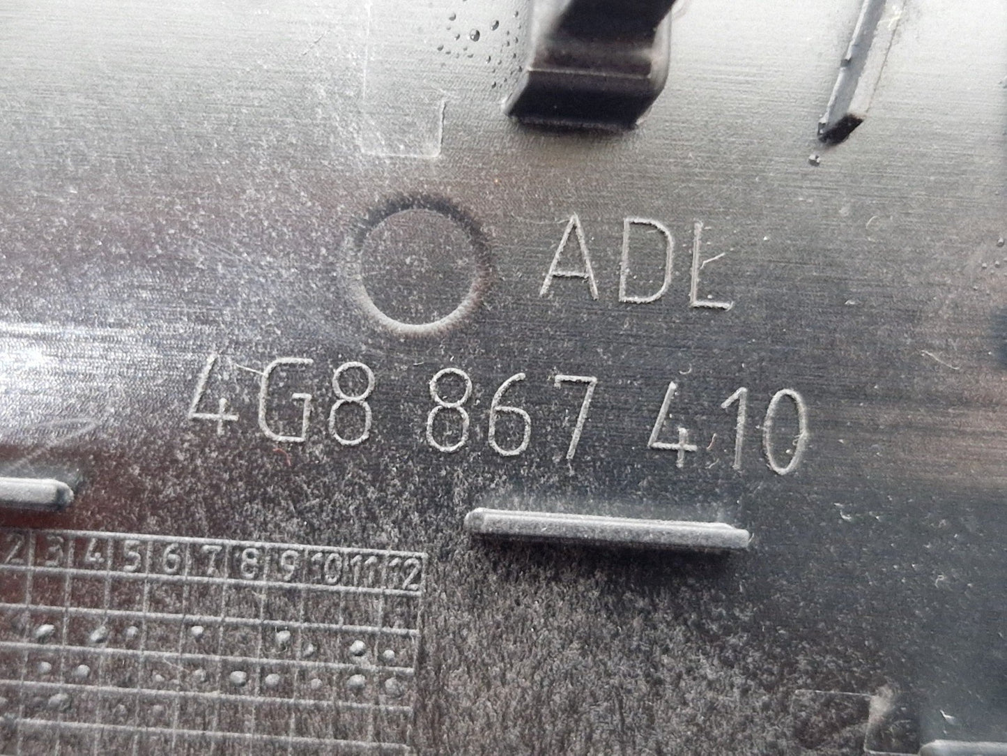 10-18 AUDI A7 4G S-LINE INTERIOR DOOR SURROUND TRIM RIGHT DRIVER SIDE 4G8867410