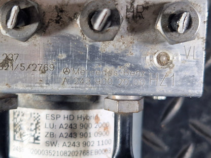 19-ON MERCEDES BENZ A CLASS EQ W177 ABS PUMP A2439010900 A2439002000