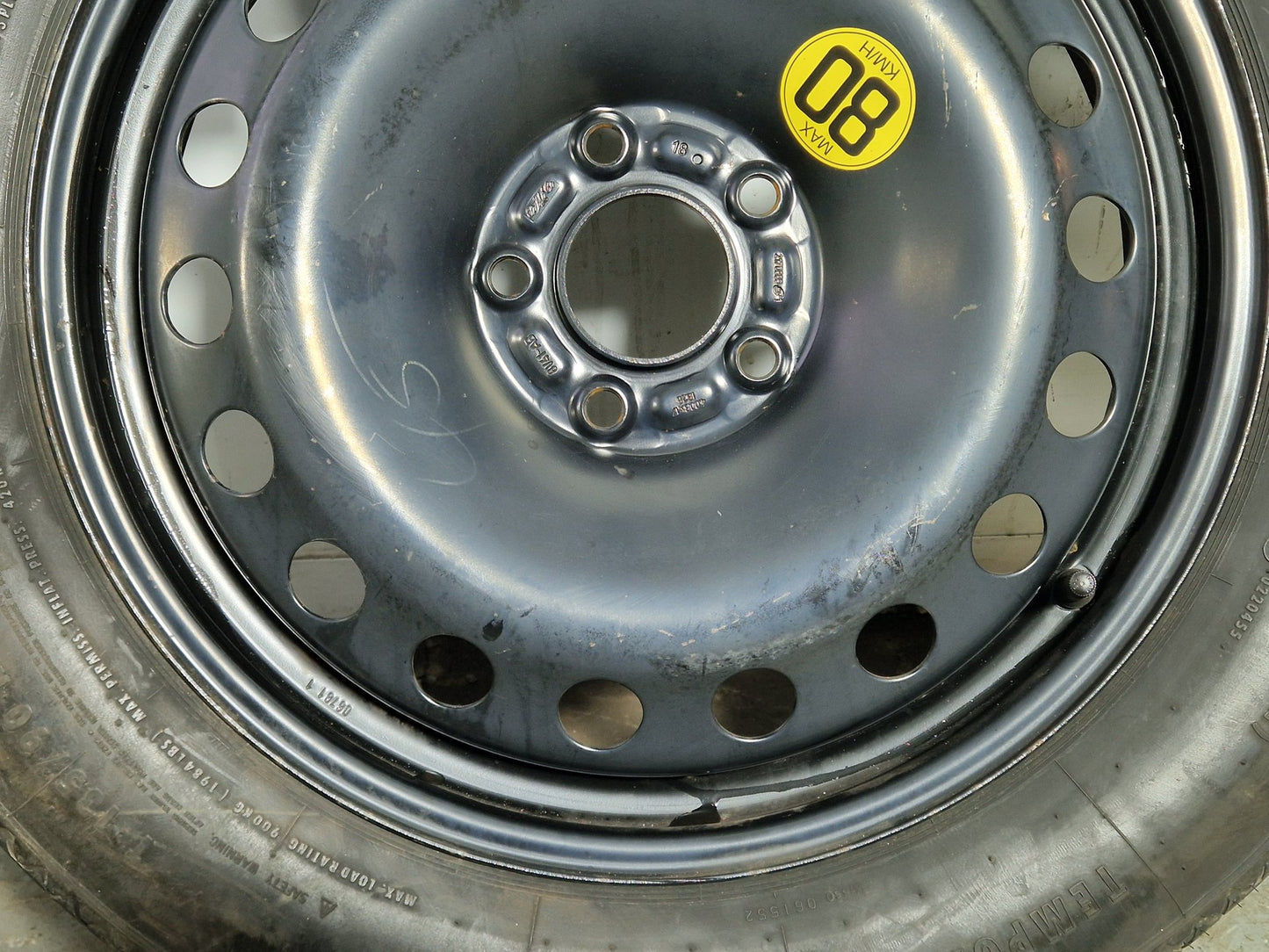 Volvo 17" Space Saver Wheel Continental 135/90/17