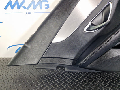 14-21 MERCEDES BENZ C200d W205 REAR PASSENGER SIDE DOOR CARD BLACK LEATHER