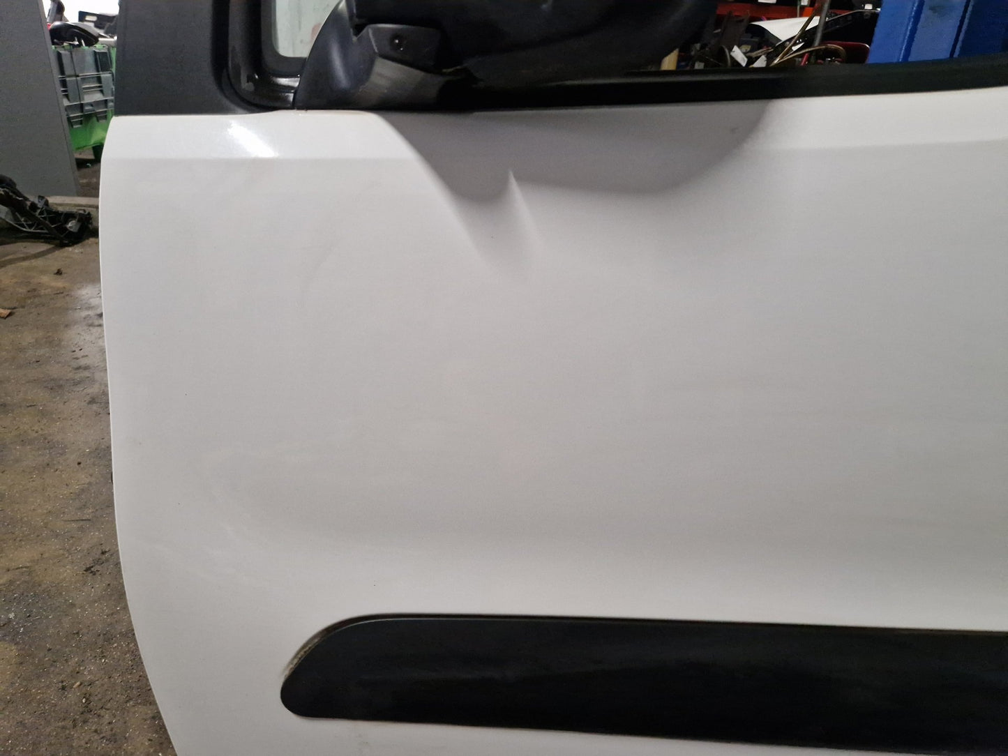 Peugeot Partner B9 Cargo Van Front Left N/S Complete Door in Banquise White EWP