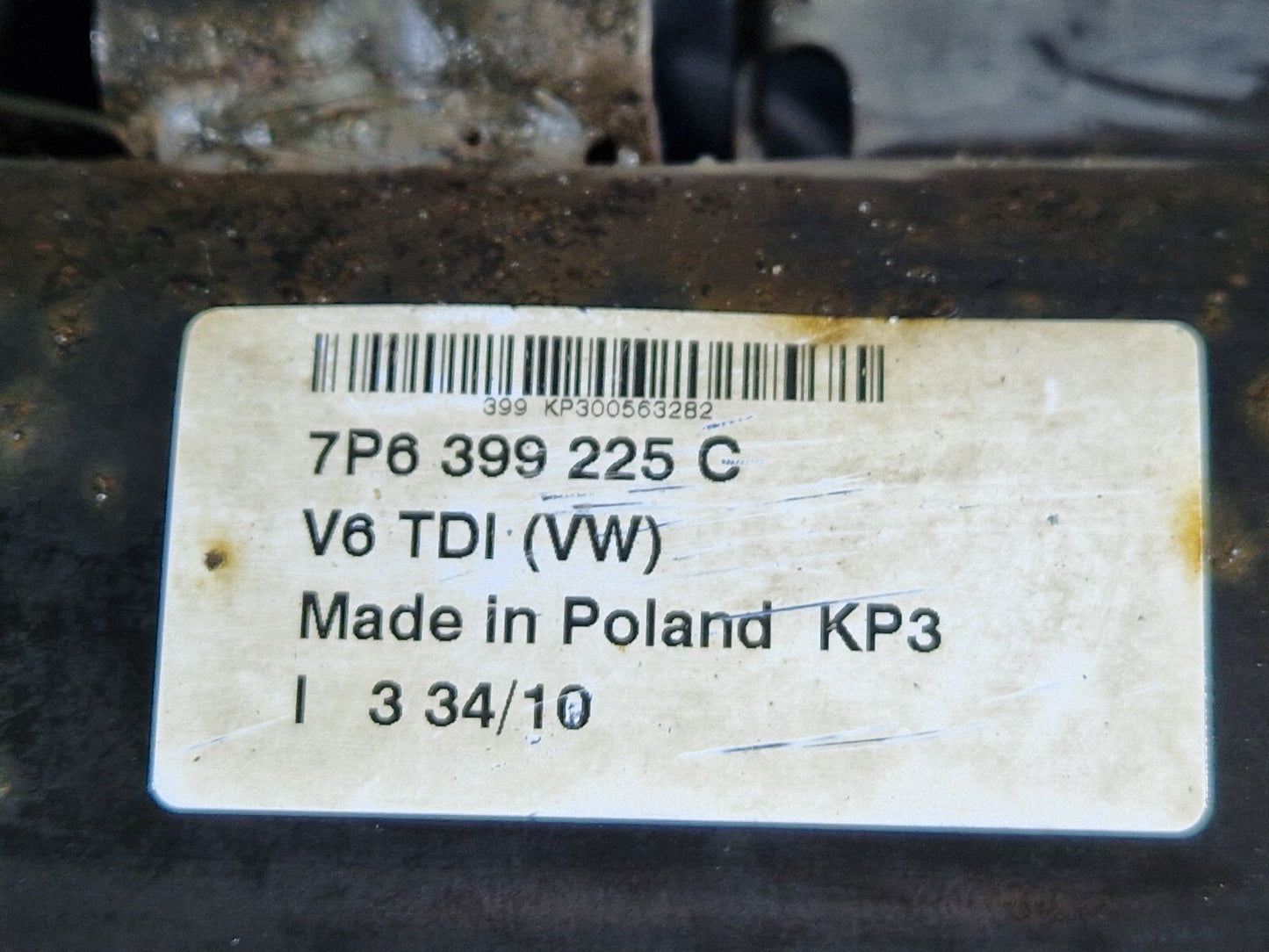 10-15 AUDI Q7 4L GENUINE GEARBOX SUPPORT MOUNT BRACKET 7P6399225C