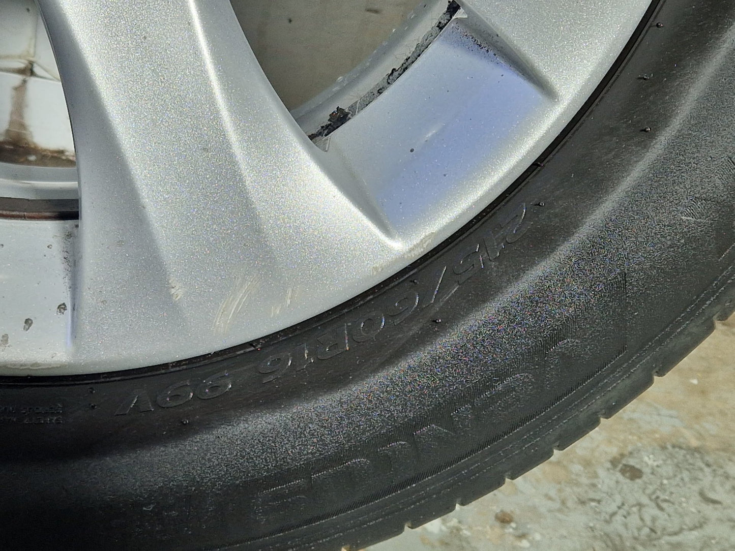 Vauxhall Corsa MK6 16" Alloy Wheel with Tyre 215/60/16 ~4mm 13376018