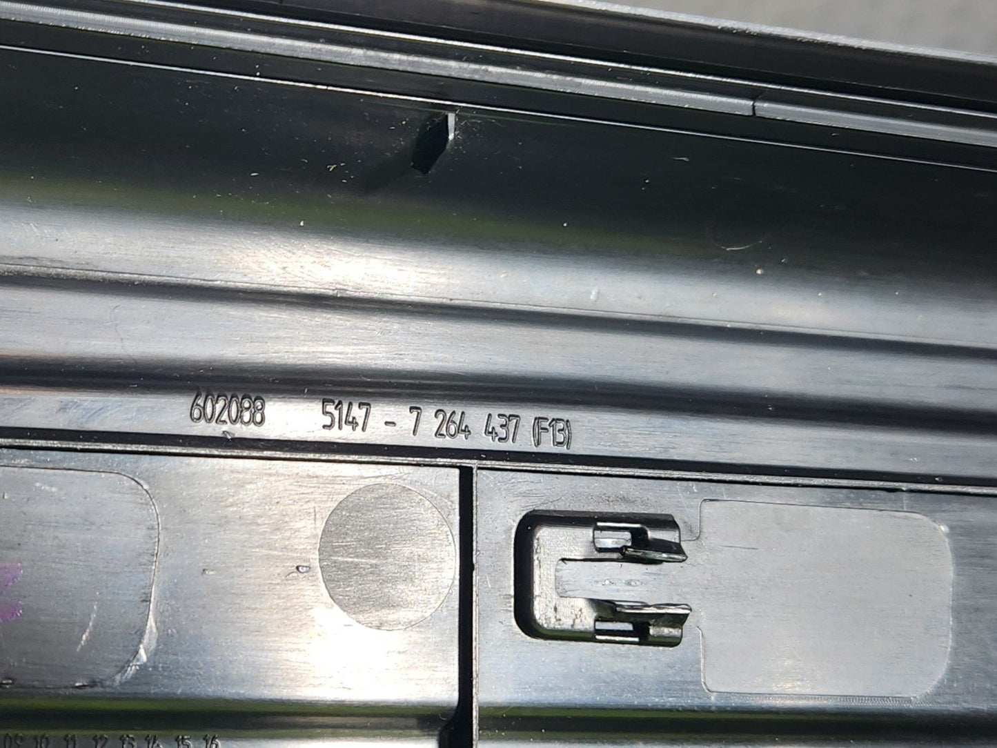 11-18 BMW 6 SERIES F13 COUPE M-SPORT OEM FRONT LEFT N/S DOOR STEP SILL 8051705