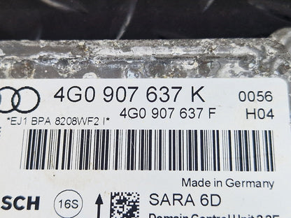 12-18 AUDI A6 C7 ACCELERATION YAW RATE SENSOR DOMAIN CONTROL UNIT 4G0907637K
