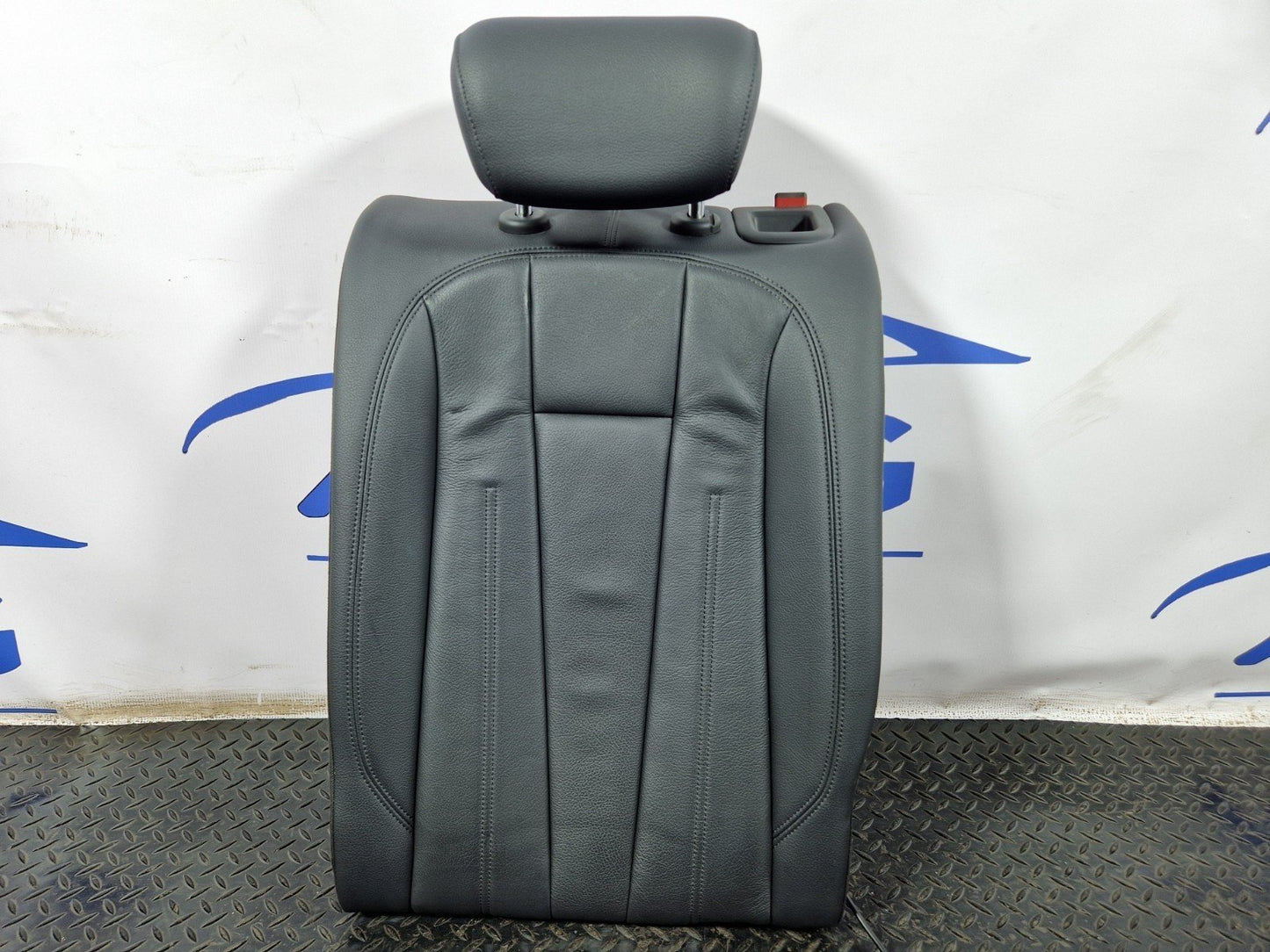 16-19 AUDI A4 B9 AVANT N/S/R REAR LEFT LEATHER BLACK SEAT BACKREST