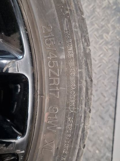 Vauxhall Corsa MK3 (D) (4400) 17" Alloy Wheel with Tyre 215/45/17 ~3mm 9272760