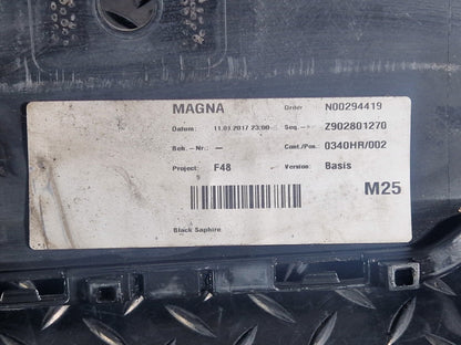 16-22 BMW X1 F48 GENUINE REAR BUMPER IN BLACK 73552713
