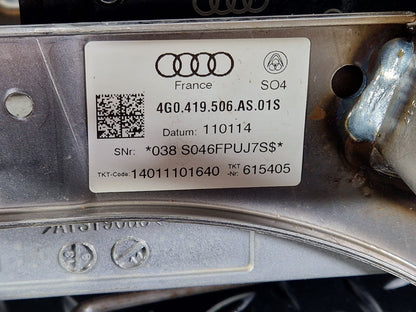 10-18 AUDI A7 4G S-LINE GENUINE STEERING COLUMN 4G0419506AS