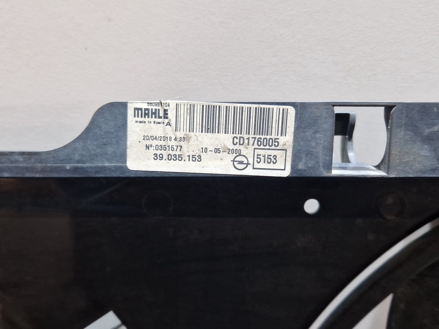 Vauxhall Corsa MK4 (E) (4500) Hatchback Genuine Radiator Cooling Fan CD176005