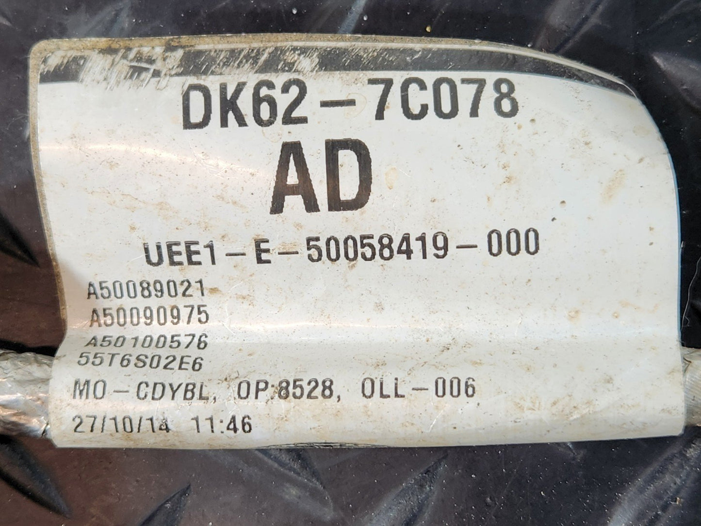 13-23 RANGE ROVER SPORT L494 AUTOMATIC GEARBOX WIRING LOOM DK627C078AD