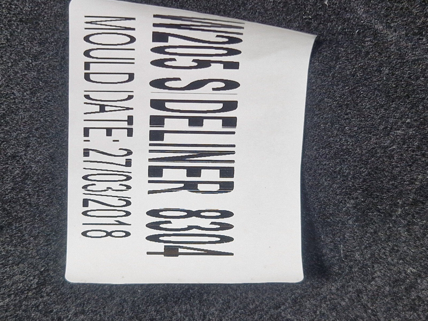 14-21 MERCEDES C200 W205 LEFT SIDE BOOD CARPET LINER A2056908304