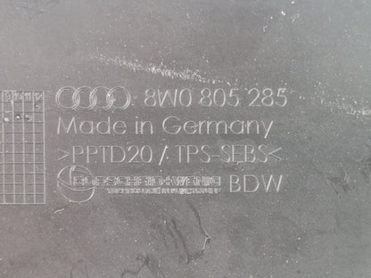 17-24 AUDI S4 GENUINE FRONT LEFT UPPER SIDE HEADLAMP LIGHT COVER 8W0805285A