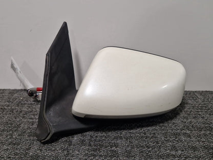 Honda CR-Z MK1 (ZF13) Coupe Front Left N/S Door Wing Mirror in White NH-624P