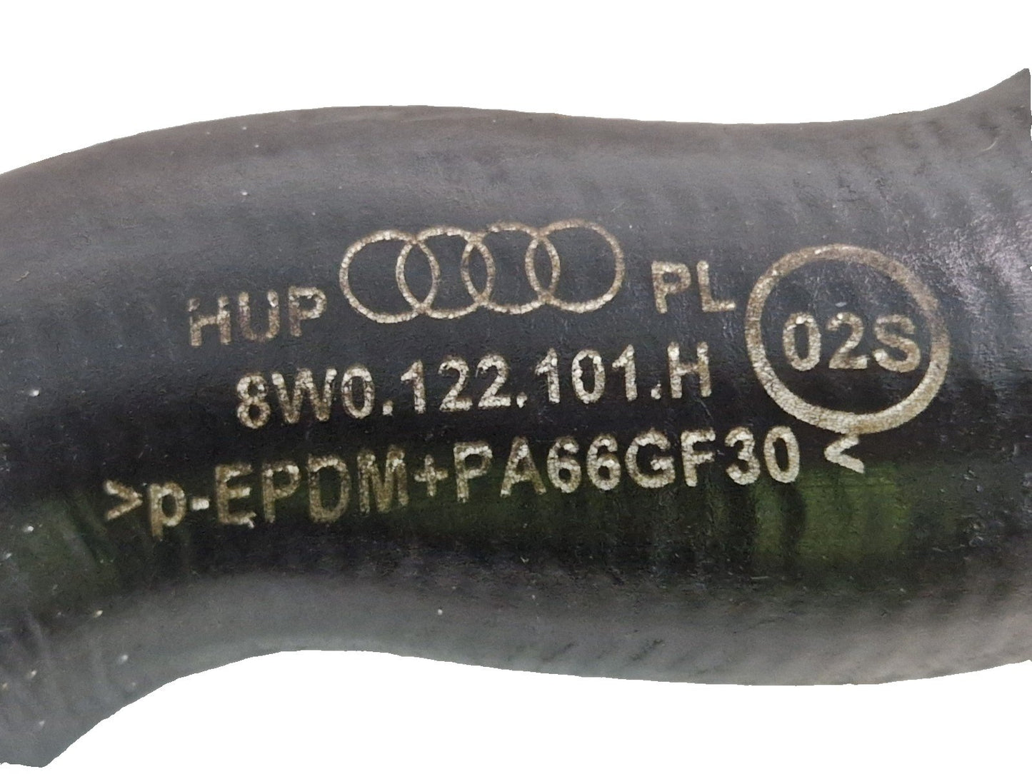 16-19 AUDI A4 B9 SPORT GENUINE OEM ENGINE WATER COOLANT PIPE HOSE 8W0122101H