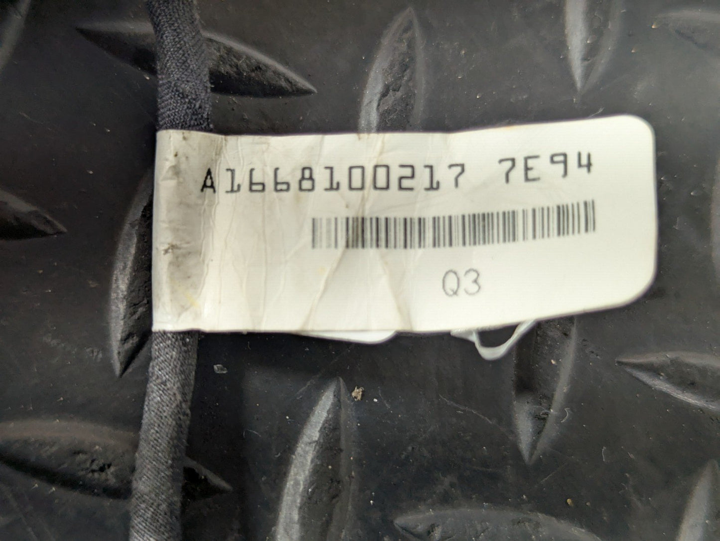 11-19 MERCEDES BENZ ML W166 GENUINE INTERIOR REAR VIEW MIRROR A1668100217