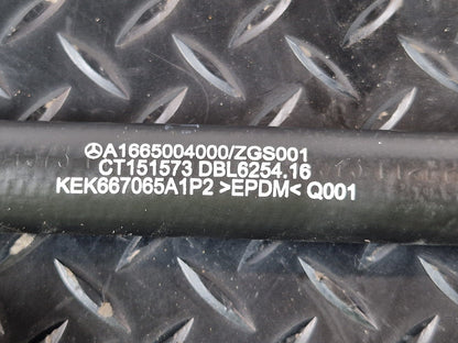 16-19 MERCEDES BENZ GLE W166 COOLING HOSE PIPE A1665004000