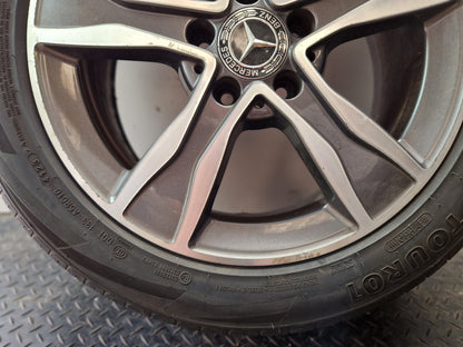 Mercedes-Benz C-Class W205 17" Alloy Wheel with Tyre 225/50/17 ~1mm A2054010800