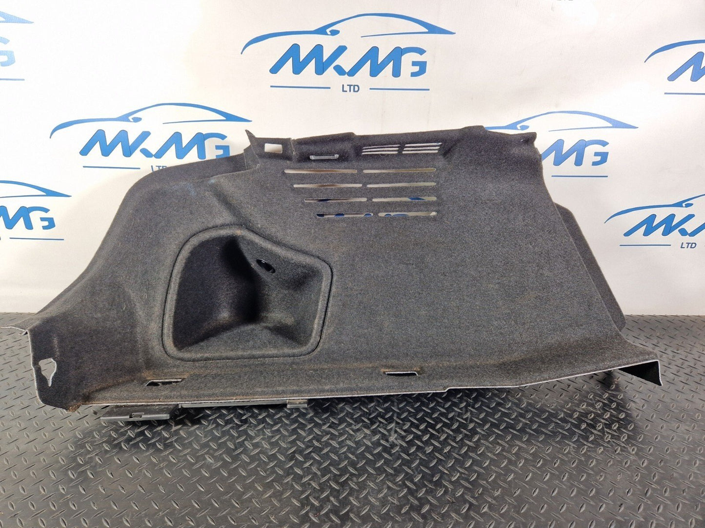 16-23 AUDI S5 COUPE LEFT SIDE TRUNK BOOT COMPARTMENT PANEL TRIM 8W6863879