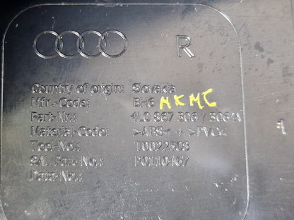 10-15 AUDI Q7 4L GENUINE OEM REAR RIGHT SIDE DOOR CARD 4L0867306B