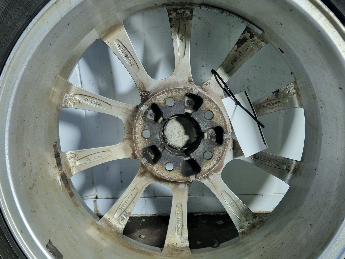 Saab 9-3 MK2 (440) 18" Alloy Wheel with Tyre ~6mm 225/45/18 12763042