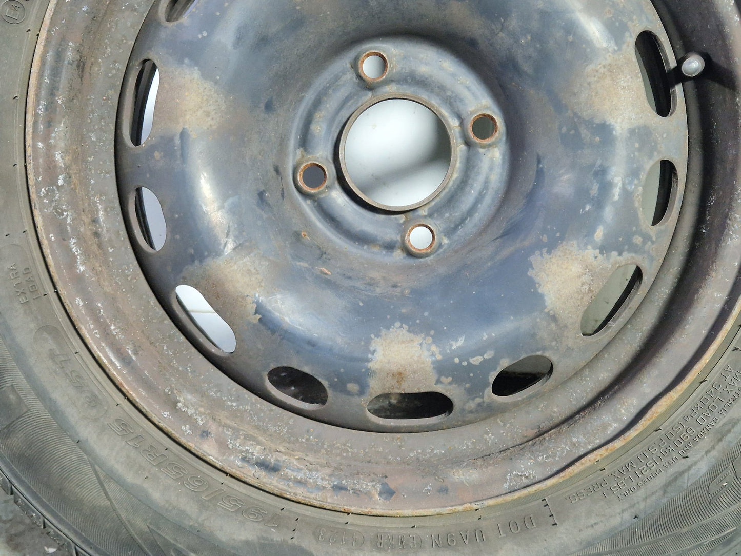 Citroen Berlingo MK2 15" Steel Wheel with Tyre 195/65/15 ~4mm