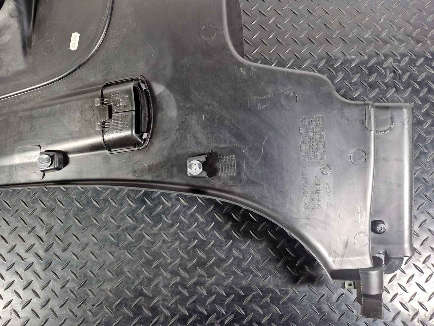 FIAT 500 ABARTH GENUINE REAR LEFT N/S DOOR PANEL TRIM COVER 735427211