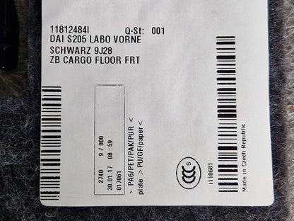 14-21 MERCEDES BENZ C220d W205 OEM FLOOR PANEL MAT LINER CARPET A2056800506