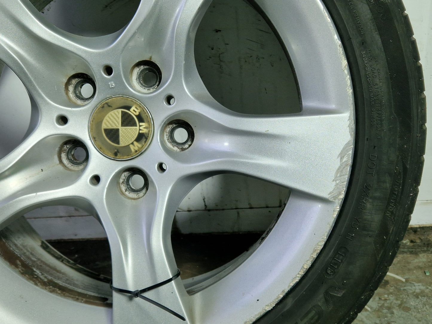 BMW 3 Series E90 17" Alloy Wheel with Tyre 225/45/17 ~2mm 6791479