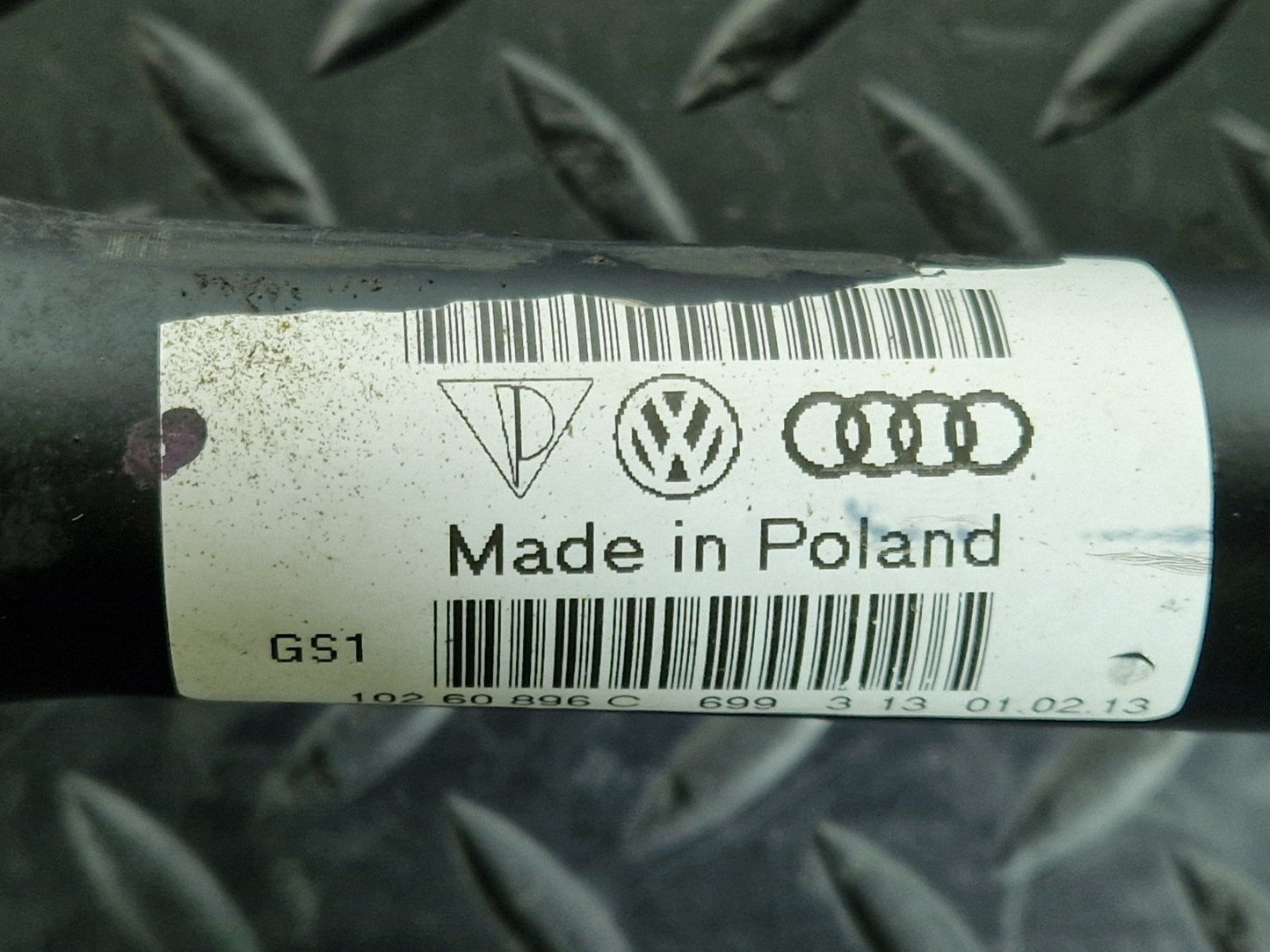 10-15 AUDI Q7 4L 3.0 TDI QUATTRO GENUINE FRONT LEFT DRIVESHAFT 10260896C