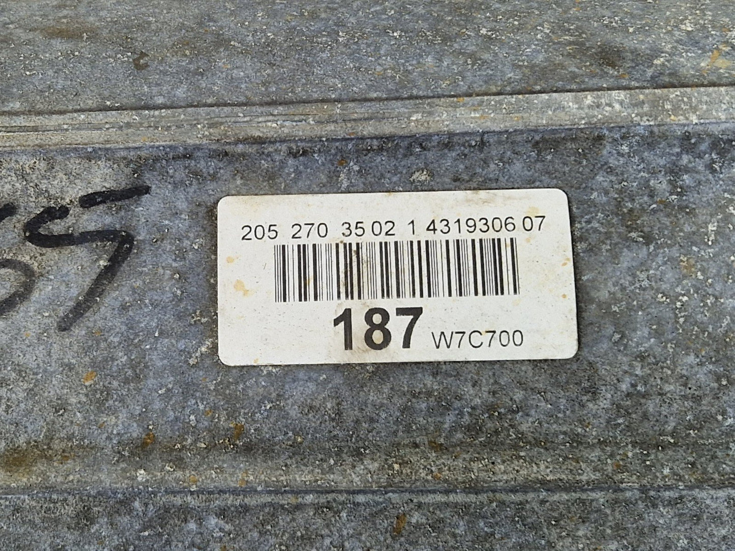 14-21 MERCEDES C200d W205 1.6 OM626.951 DIESEL AUTOMATIC GEARBOX A2052703502