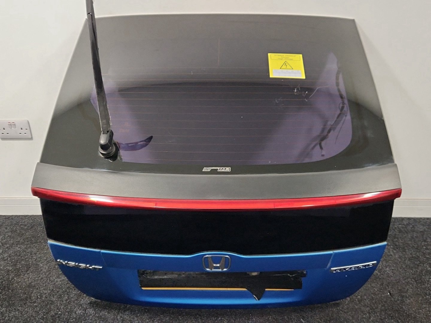 Honda Insight MK2 (ZE2) Hatchback Bootlid Trunk Tailgate in Blue