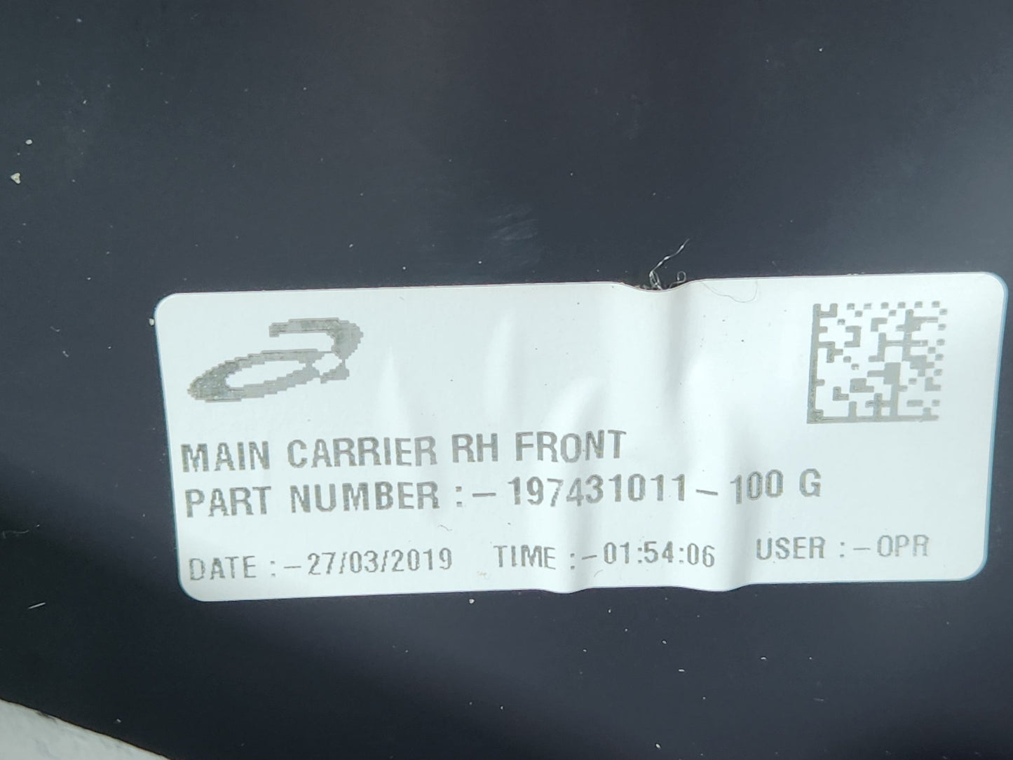 Land Rover Range Rover Evoque L551 Front Right Side Door Card Panel K8D2-24960-A