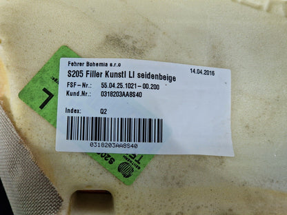 14-21 MERCEDES BENZ W205 OEM REAR SEAT BOLSTER PANEL LEFT SIDE 5504251021