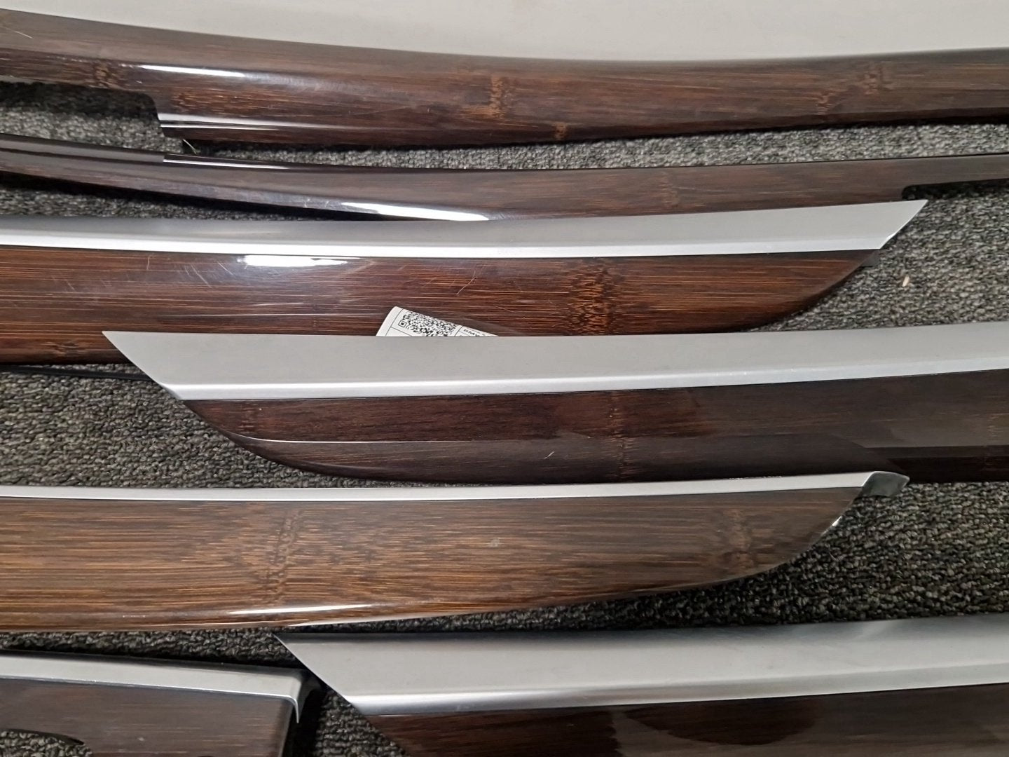 BMW X5 E70 Genuine Door &amp; Dashboard Trim Cover Bamboo Set