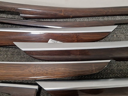 BMW X5 E70 Genuine Door &amp; Dashboard Trim Cover Bamboo Set