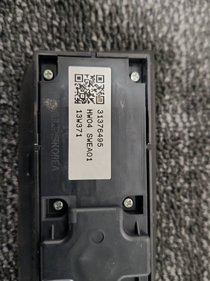 Volvo V40 MK3 (525) Hatchback Front Right O/S Window Control Switch 31376495