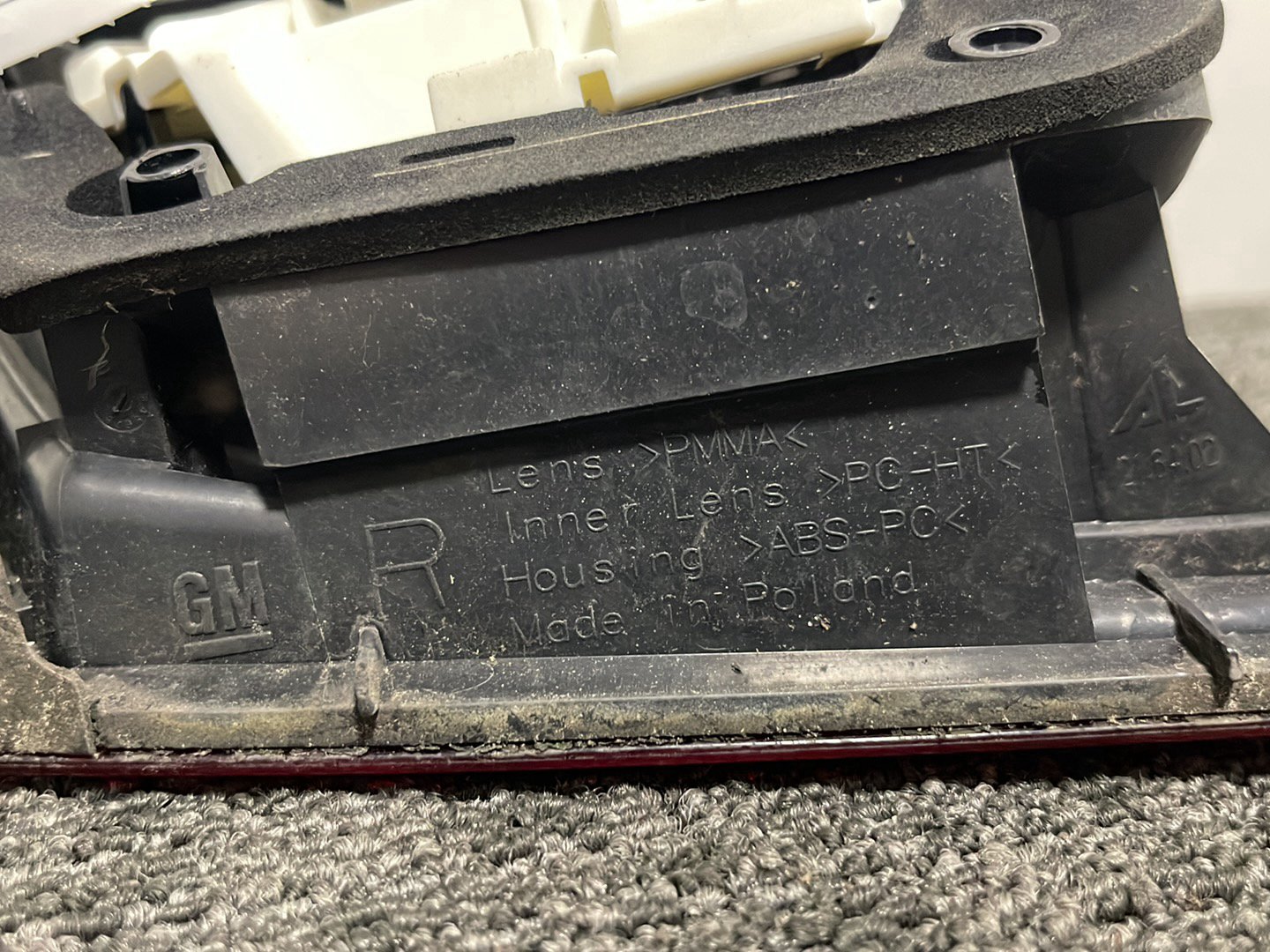 2010 Vauxhall Astra MK6 (J) (A3400) Genuine Rear Right O/S Inner Tail Light