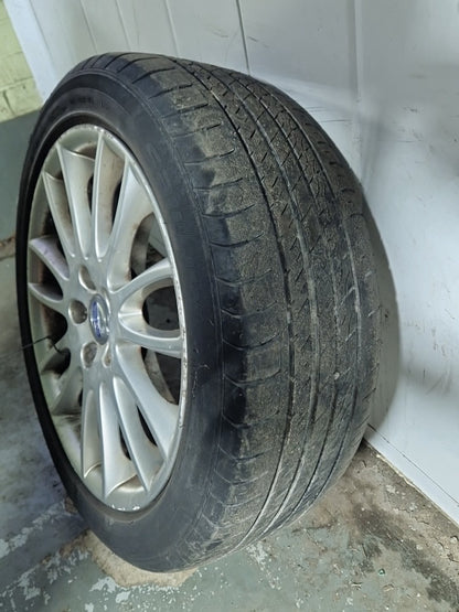 Volvo S40 MK2 (MS) 17" Alloy Wheel with Tyre 205/50/17 ~4mm