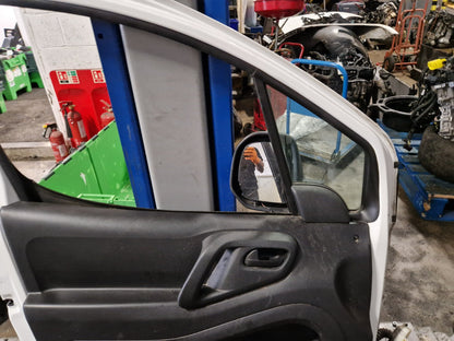 Peugeot Partner B9 Cargo Van Front Left N/S Complete Door in Banquise White EWP