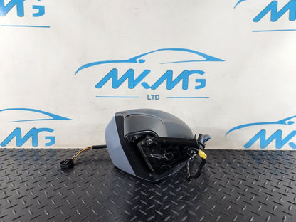16-20 AUDI Q7 4M GENUINE FRONT LEFT N/S WING MIRROR POWER FOLD IN SILVER LZ7G