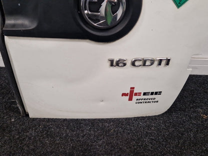 Vauxhall Combo MK3 (D) (61VO) Rear Right O/S Driver Complete Door in White 5PU