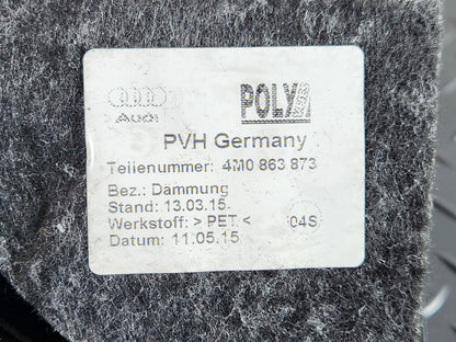 16-20 AUDI Q7 4M GENUINE HEATER CABIN AIR VENT INLET OUTLET DUCT 4M0863873
