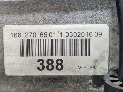 11-19 MERCEDES BENZ ML250 4MATIC W166 OM651.960 AUTOMATIC GEARBOX A1662706501
